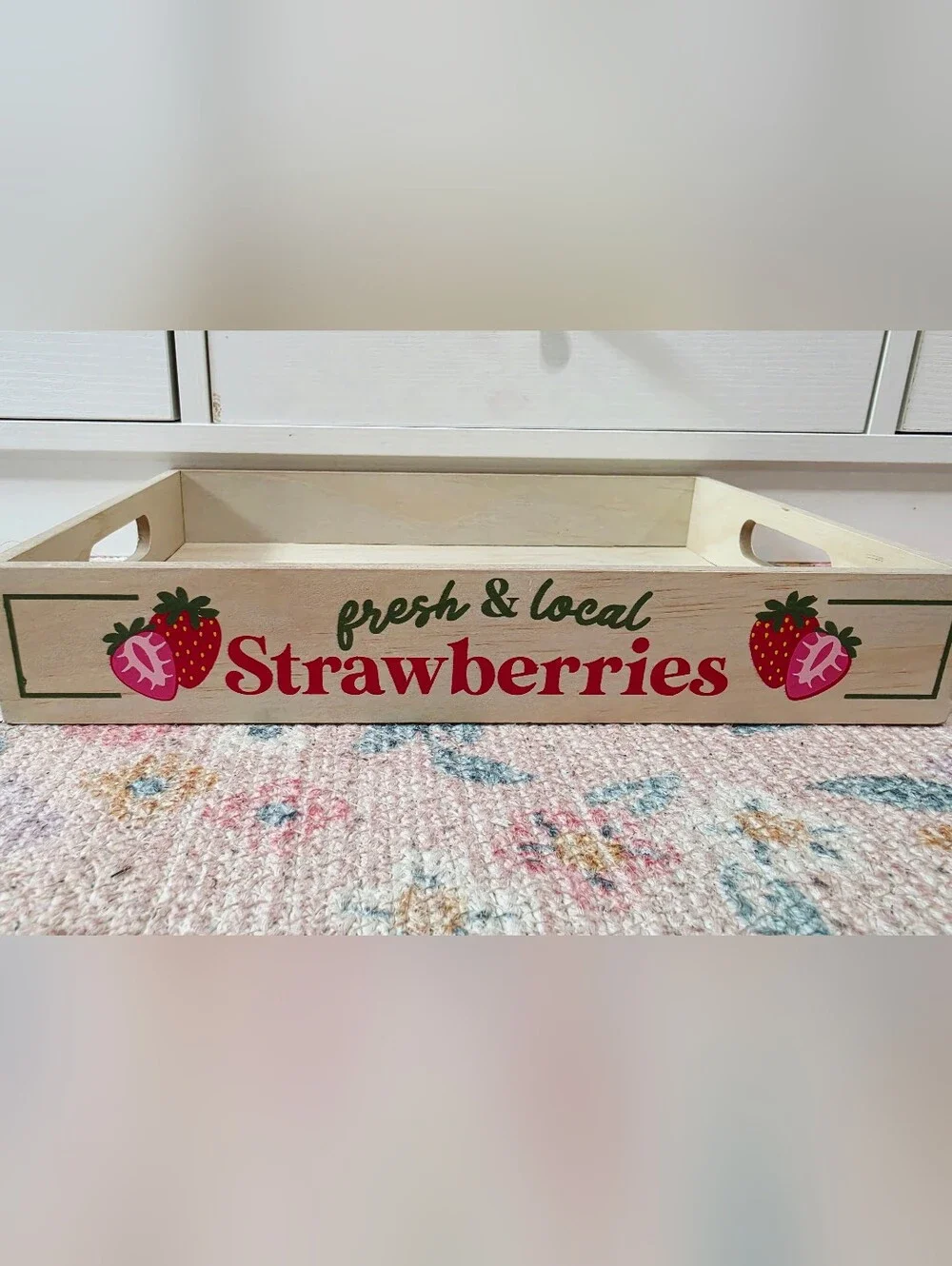 Target Bullseye Playground Summer 2026 Fresh Strawberries Wood Tray